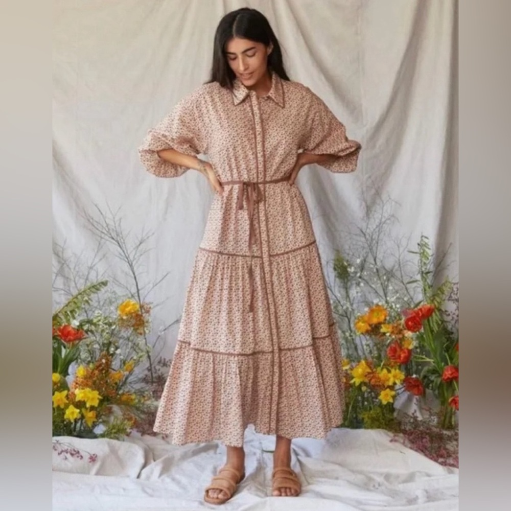 NWT Christy Dawn Blakeley dress ditzy floral size L